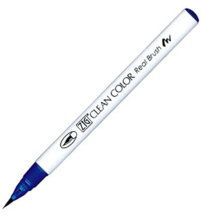 319-prussian-blue-ZIG-clean-color-real-brush-marker