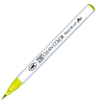408-apple-green-ZIG-clean-color-real-brush-marker