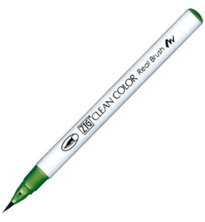 412-true-green-ZIG-clean-color-real-brush-marker