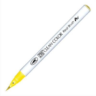 501-mid-yellow-ZIG-clean-color-real-brush-marker
