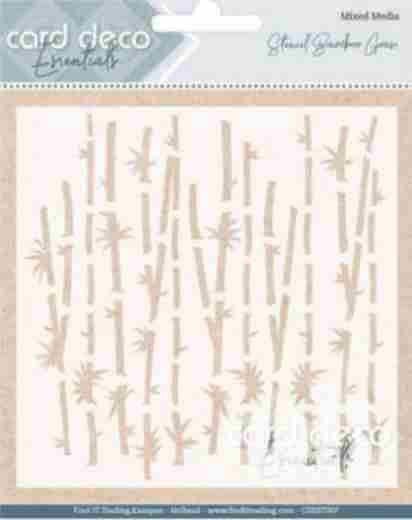 CDEST007-card-deco-essentials-stencil-bamboo-grass