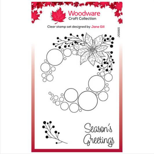 JGS821_woodware-big-bubble-poinsettia-ring-clear-stamps-stempel