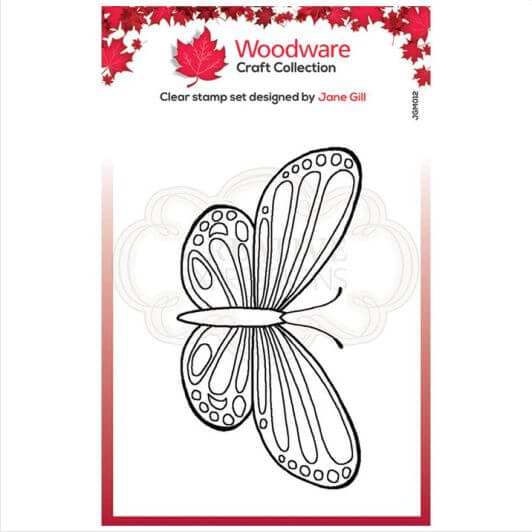 jgm012_woodware-mini-wings-common-blue-clear-stamp