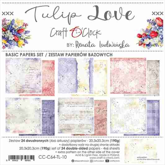 CC-C64-TL-10_tulip-love-set-of-basic-papers-20,3x20,3-craft-o-clock-190gram